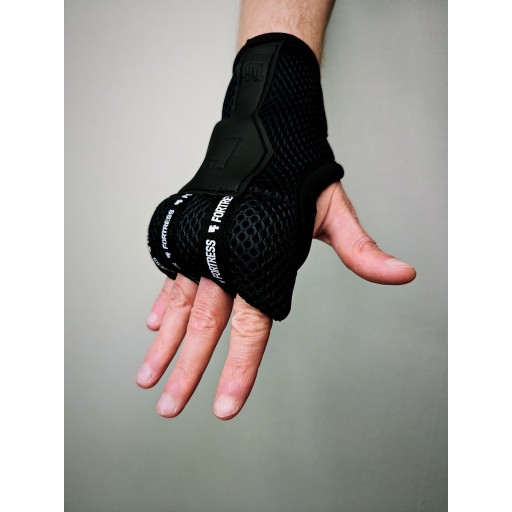 Быстрые бинты для бокса Fortress Boxing T.6 - черные