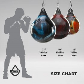 Водоналивная груша Aqua Training Bag 85 кг - Серебряная